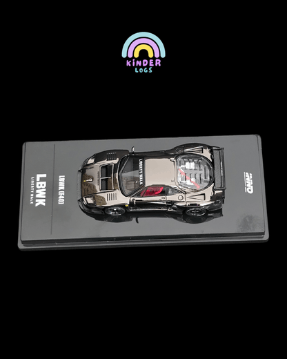 Inno64 LBWK Ferrari F40 Chrome Black Edition - Kinder Logs