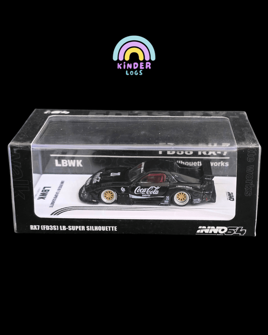 Inno64 Mazda RX7 FD3S LB - Super Silhouette LBWK Coca Cola Edition - Kinder Logs