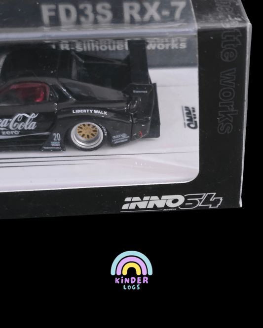 Inno64 Mazda RX7 FD3S LB - Super Silhouette LBWK Coca Cola Edition - Kinder Logs