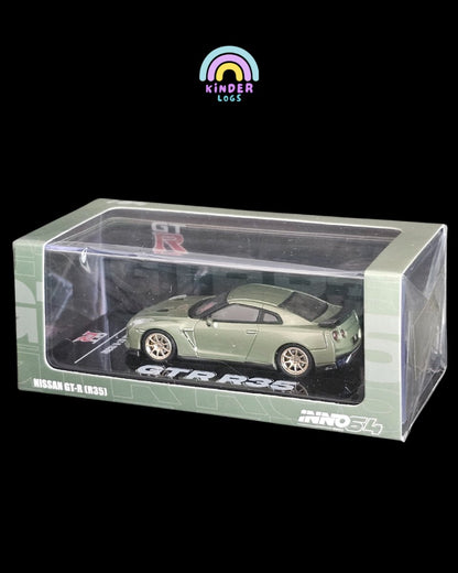 Inno64 Nissan GT - R (R35) - Millennium Jade - Kinder Logs