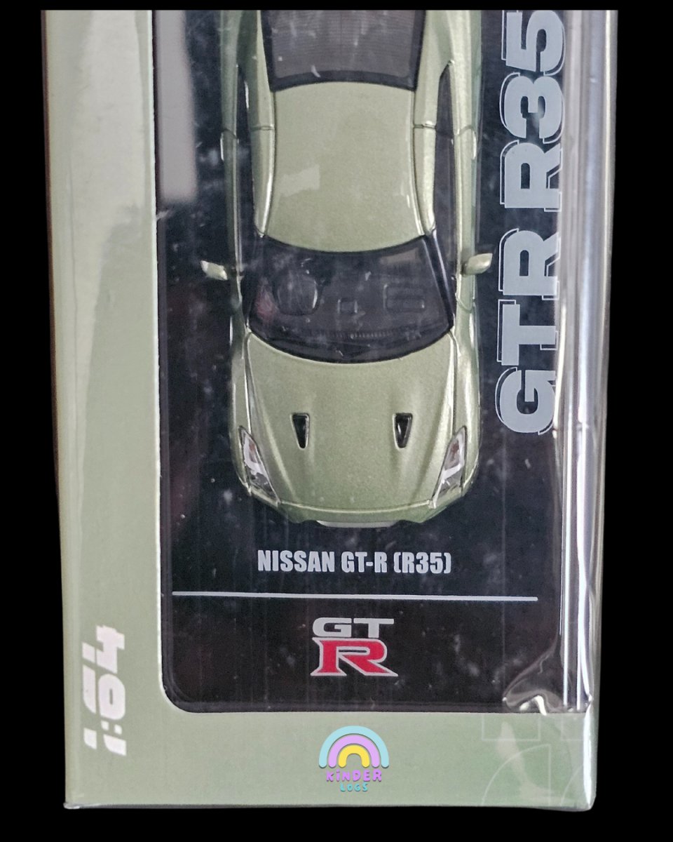 Inno64 Nissan GT - R (R35) - Millennium Jade - Kinder Logs