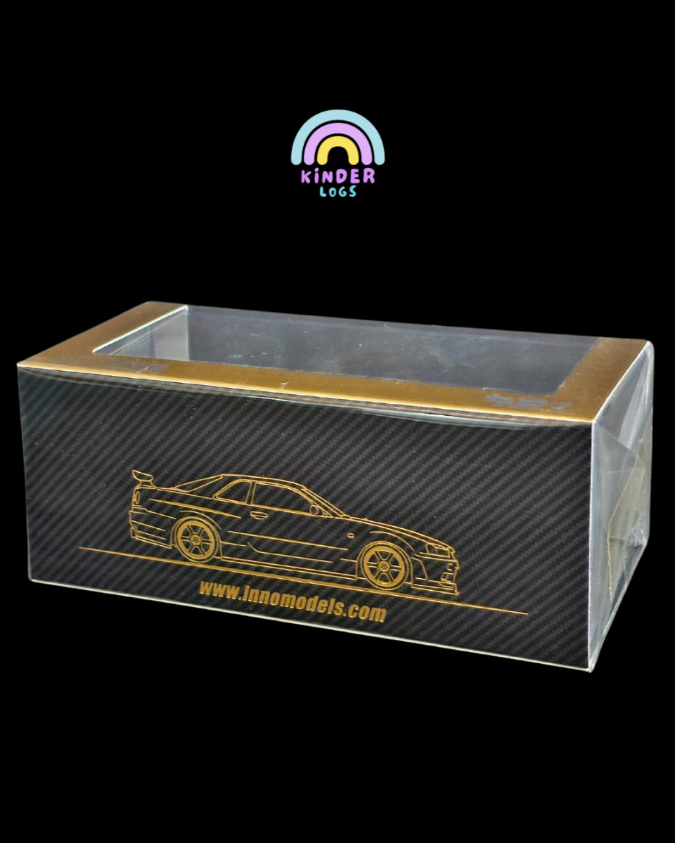 Inno64 Nissan Skyline GT - R (R34) Top Secret (Gold) - Kinder Logs