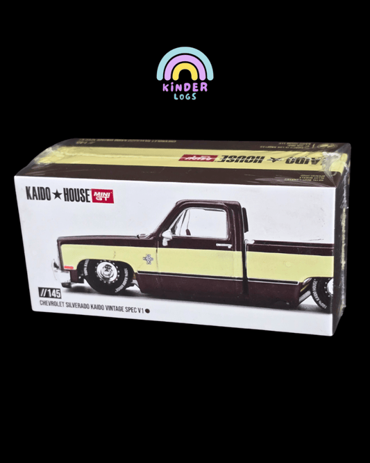 Kaido House Mini GT Chevrolet Silverado Vintage Spec V1 (Kaido 145) - Kinder Logs