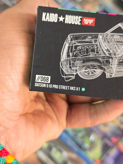 Kaido House Mini GT Datsun 510 Pro Street HKS V1 (068) - Open Box - Kinder Logs