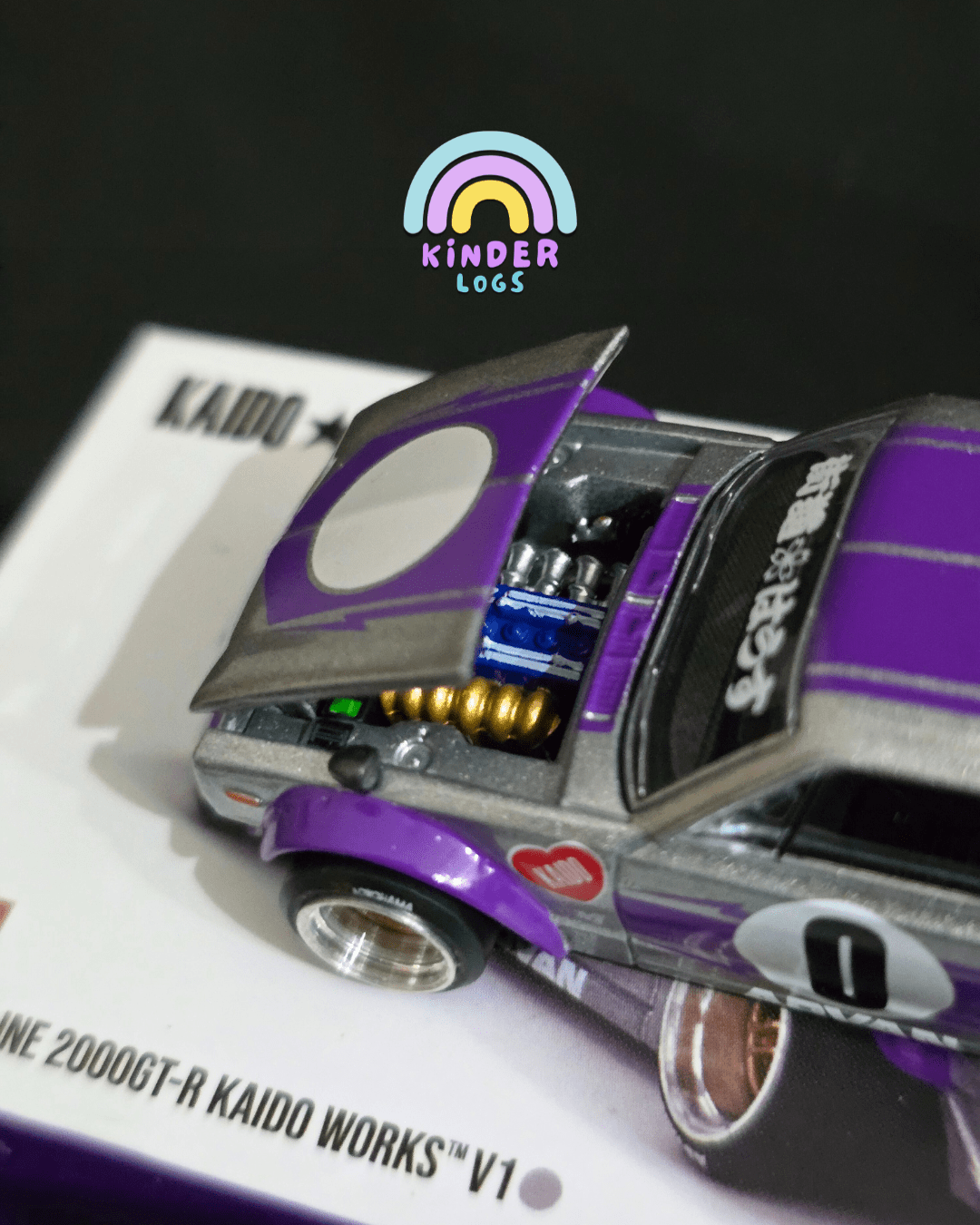 Kaido House Mini GT Nissan Skyline 2000GT - R (Open Box) - Kinder Logs