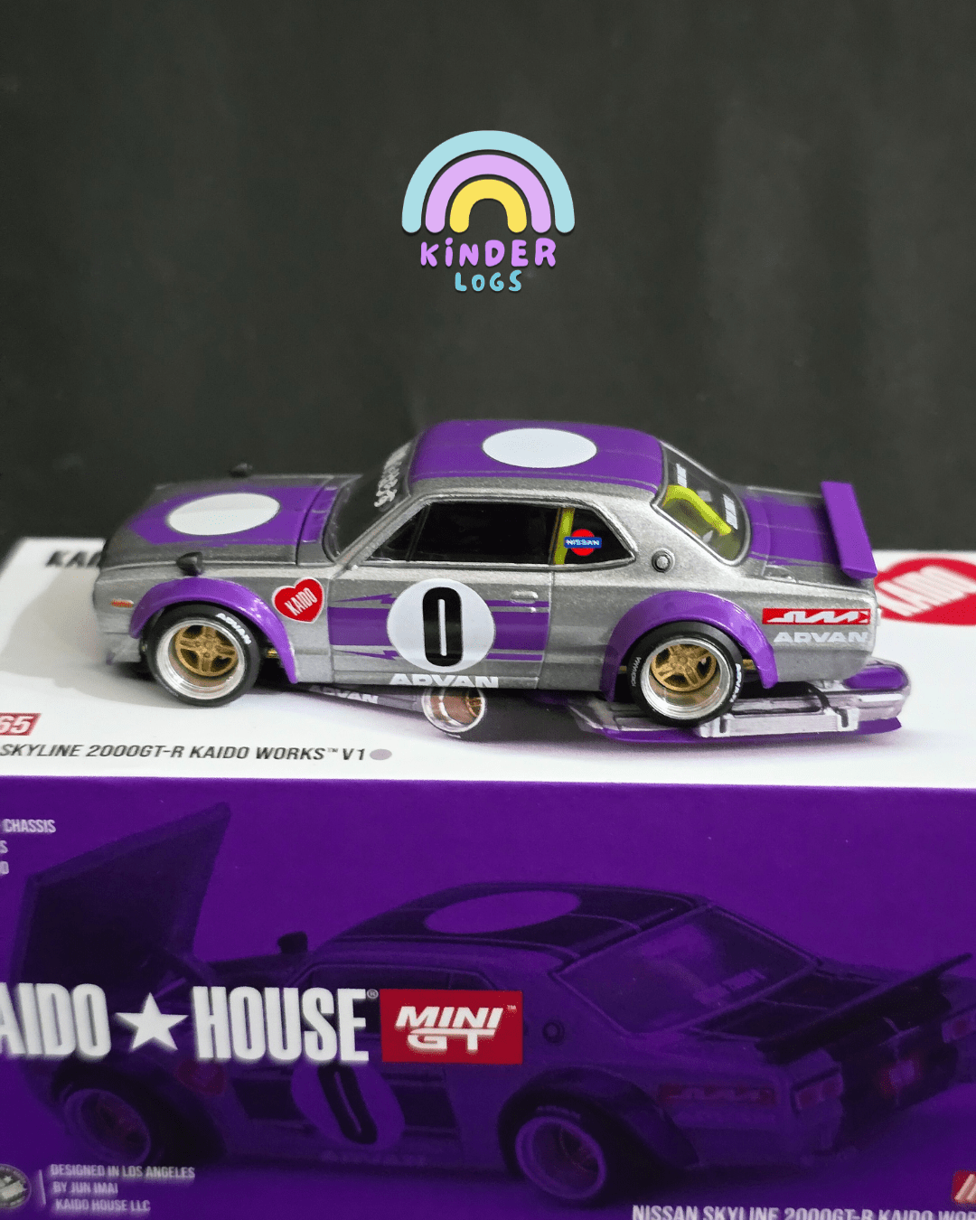 Kaido House Mini GT Nissan Skyline 2000GT - R (Open Box) - Kinder Logs