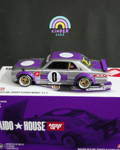 Kaido House Mini GT Nissan Skyline 2000GT - R (Open Box) - Kinder Logs
