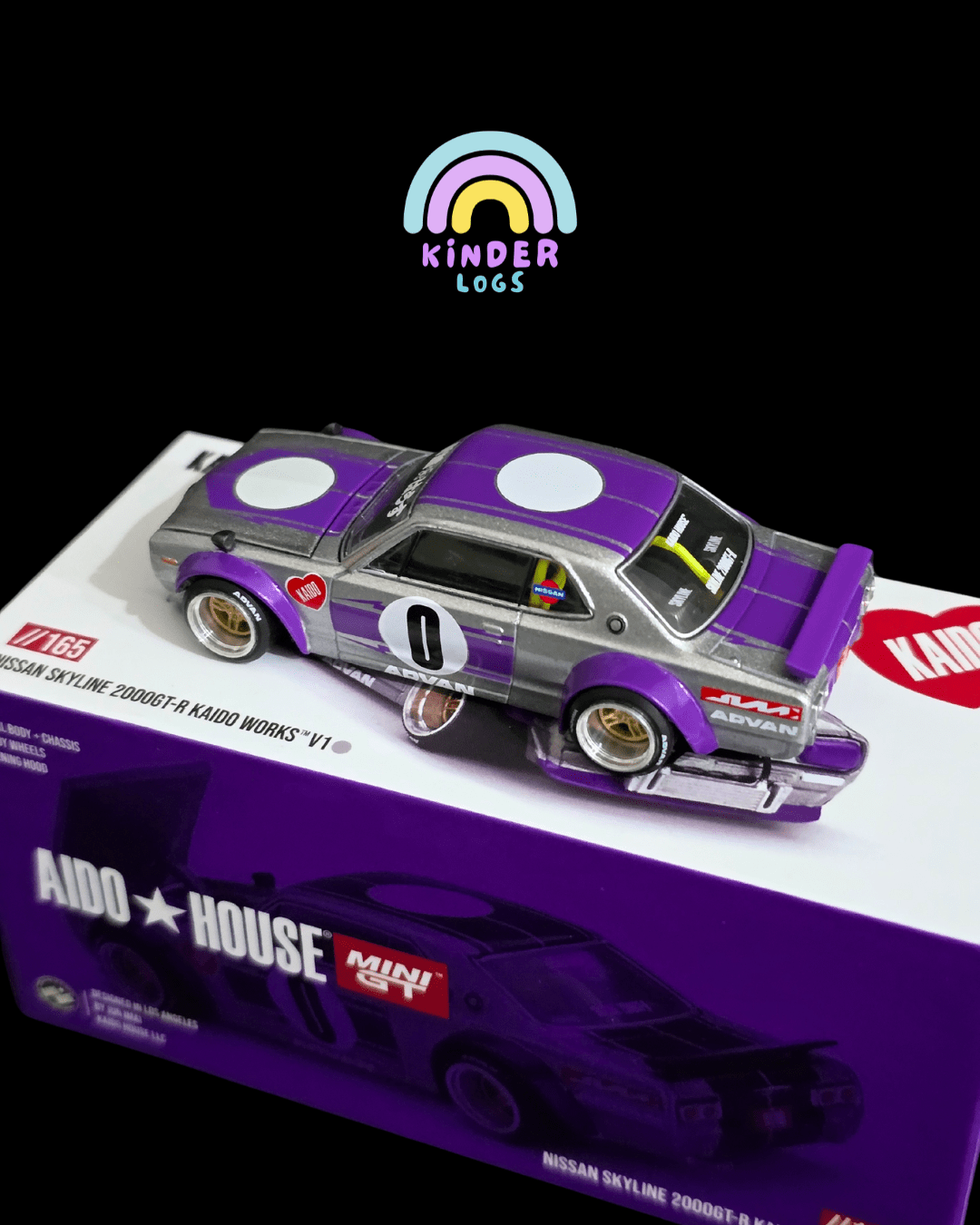 Kaido House Mini GT Nissan Skyline 2000GT - R (Open Box) - Kinder Logs