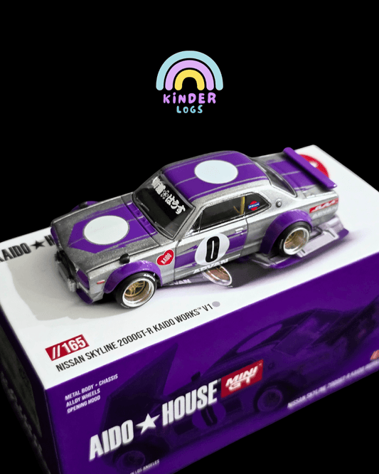 Kaido House Mini GT Nissan Skyline 2000GT - R (Open Box) - Kinder Logs