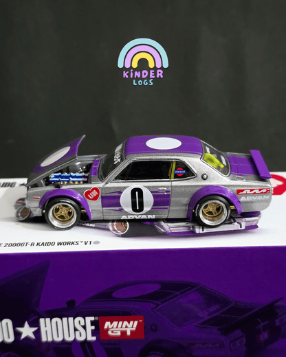Kaido House Mini GT Nissan Skyline 2000GT - R (Open Box) - Kinder Logs