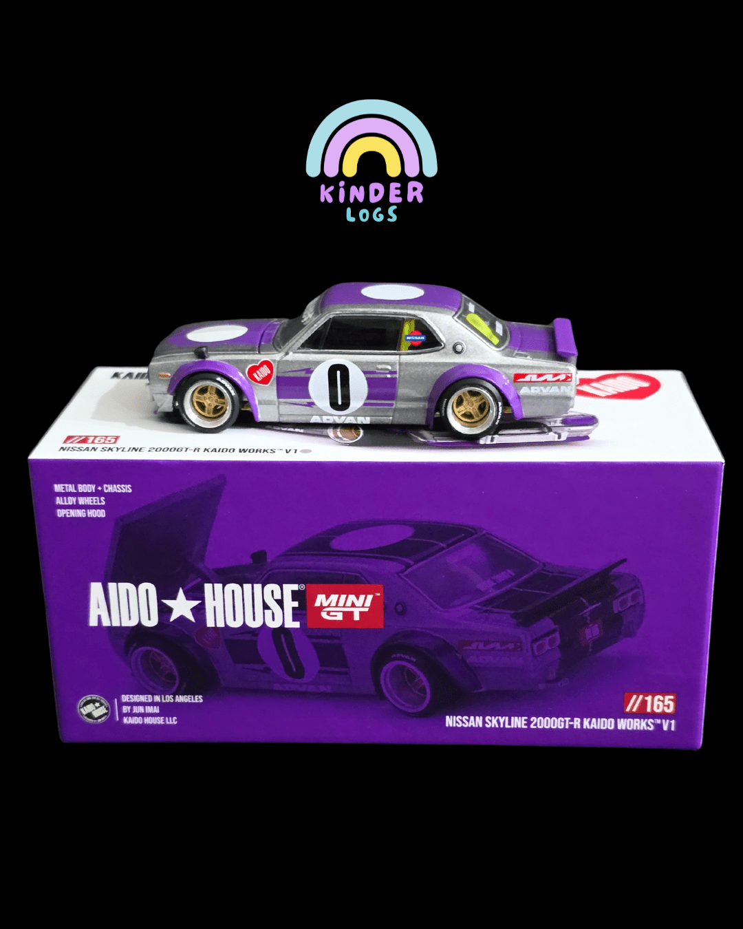 Kaido House Mini GT Nissan Skyline 2000GT - R (Open Box) - Kinder Logs