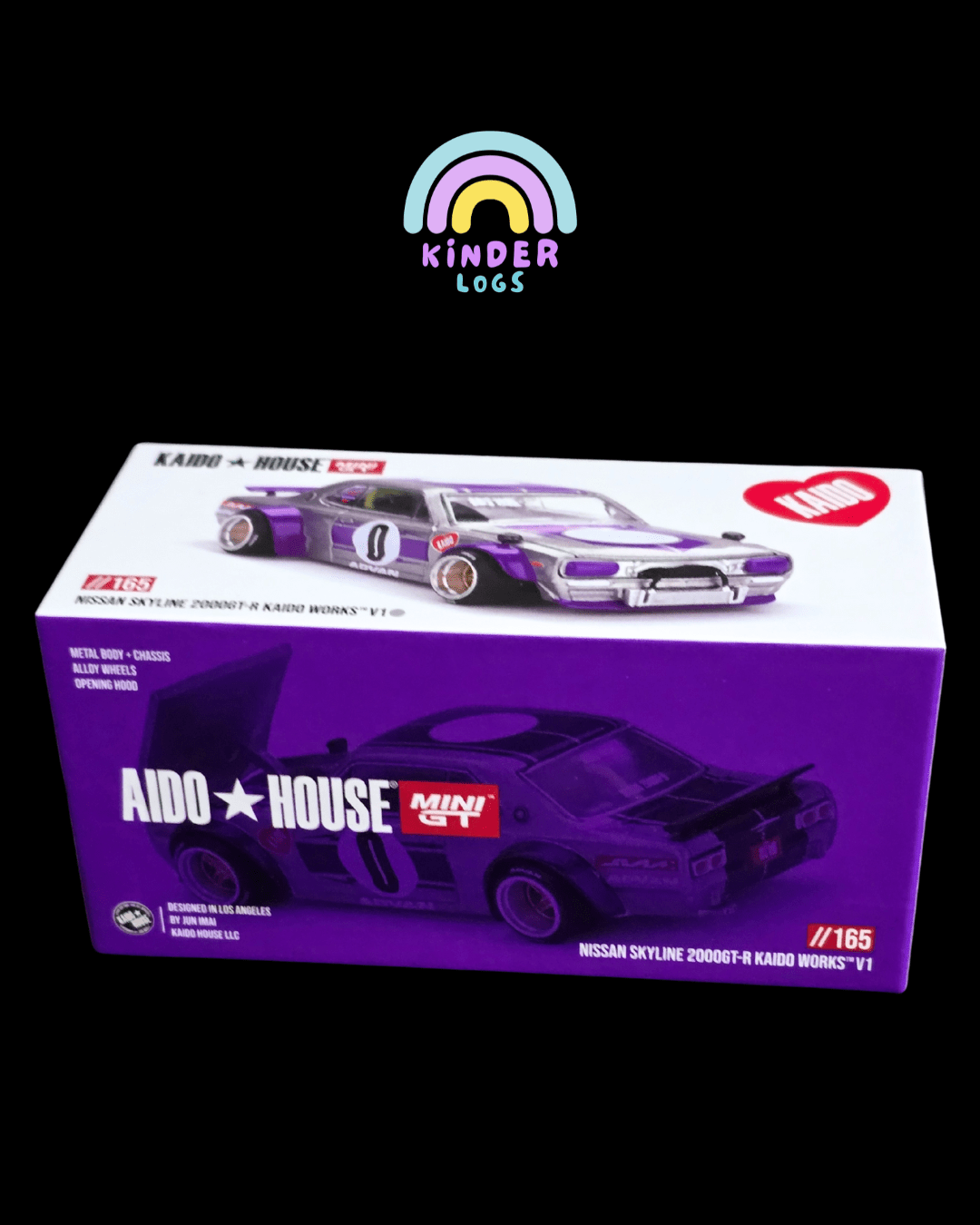 Kaido House Mini GT Nissan Skyline 2000GT - R (Open Box) - Kinder Logs