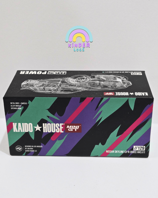 Kaido House Mini GT Nissan Skyline GT - R (R33) HKS V1 (129) - Kinder Logs