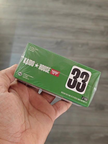Kaido House Mini GT Nissan Skyline GT-R R33 IMAI Racing V1 (Sealed Box) - Kinder Logs