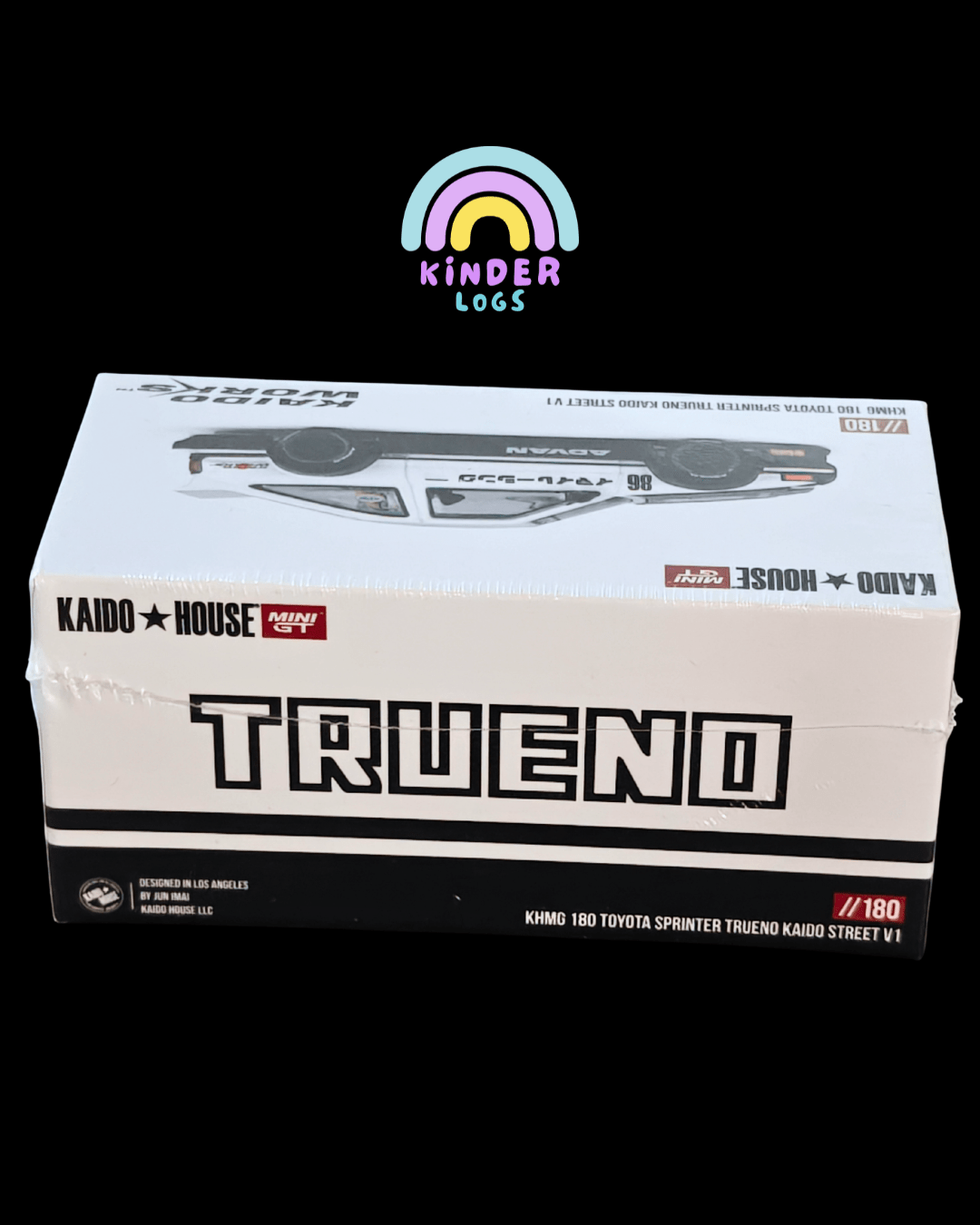 Kaido House Mini GT Toyota AE86 Sprinter Trueno Kaido Street V1 180 (Sealed Box) - Kinder Logs
