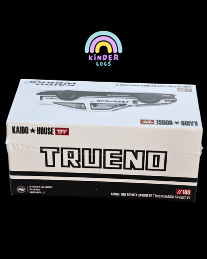 Kaido House Mini GT Toyota AE86 Sprinter Trueno Kaido Street V1 180 (Sealed Box) - Kinder Logs