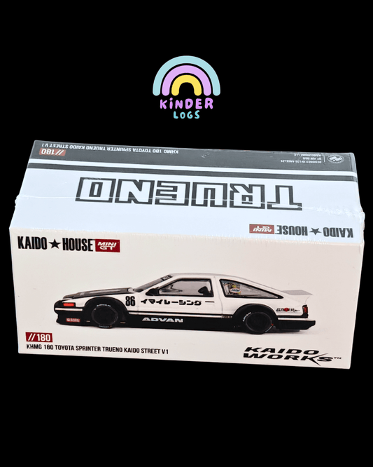 Kaido House Mini GT Toyota AE86 Sprinter Trueno Kaido Street V1 180 (Sealed Box) - Kinder Logs