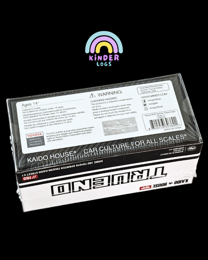 Kaido House Mini GT Toyota AE86 Sprinter Trueno Kaido Street V1 180 (Sealed Box) - Kinder Logs