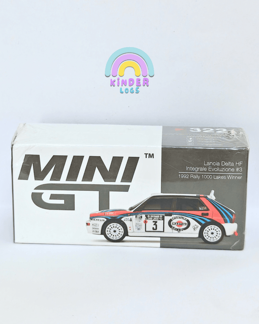 Lancia Delta HF Integrale Evoluzione - 1992 Rally 1000 Lakes Winner 3 (Sealed Box) - Kinder Logs