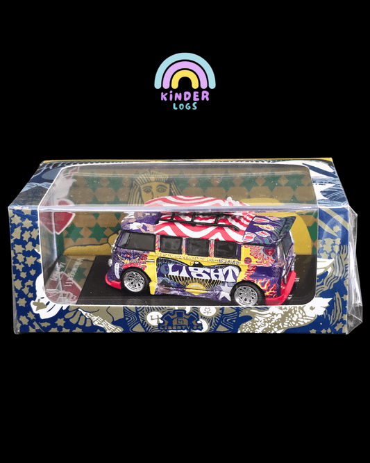 Liberty64 Volkswagen T1 1969 'The Woodstock' Music Festival Bus - Kinder Logs