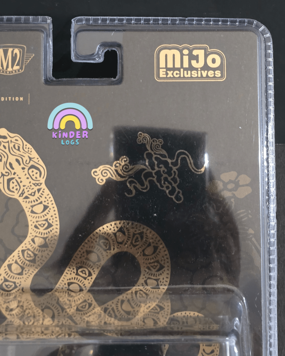 M2 Machines 1960 VW Delivery Van - Year of The Snake Limited Edition (Black) - Kinder Logs