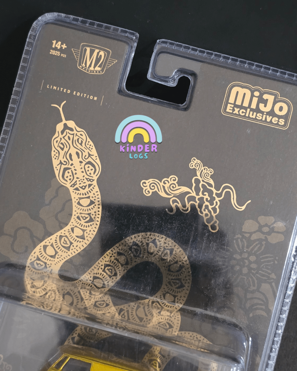 M2 Machines 1960 VW Delivery Van - Year of The Snake Limited Edition (Gold) - Kinder Logs