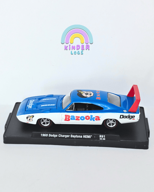 M2 Machines 1969 Dodge Charger Daytona (Uncarded - New) - Kinder Logs