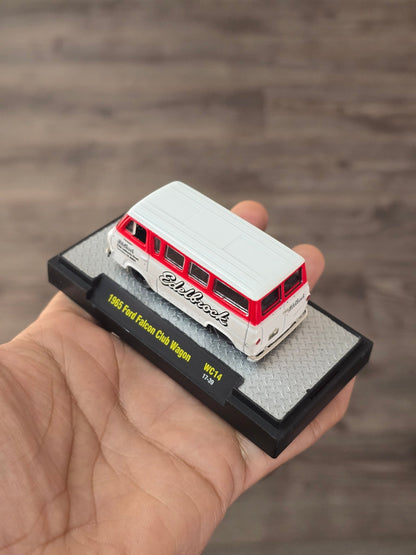 M2 Machines Wild Cards Edelbrock 1965 Ford Falcon Club Wagon WC14 (Open Box) - Kinder Logs