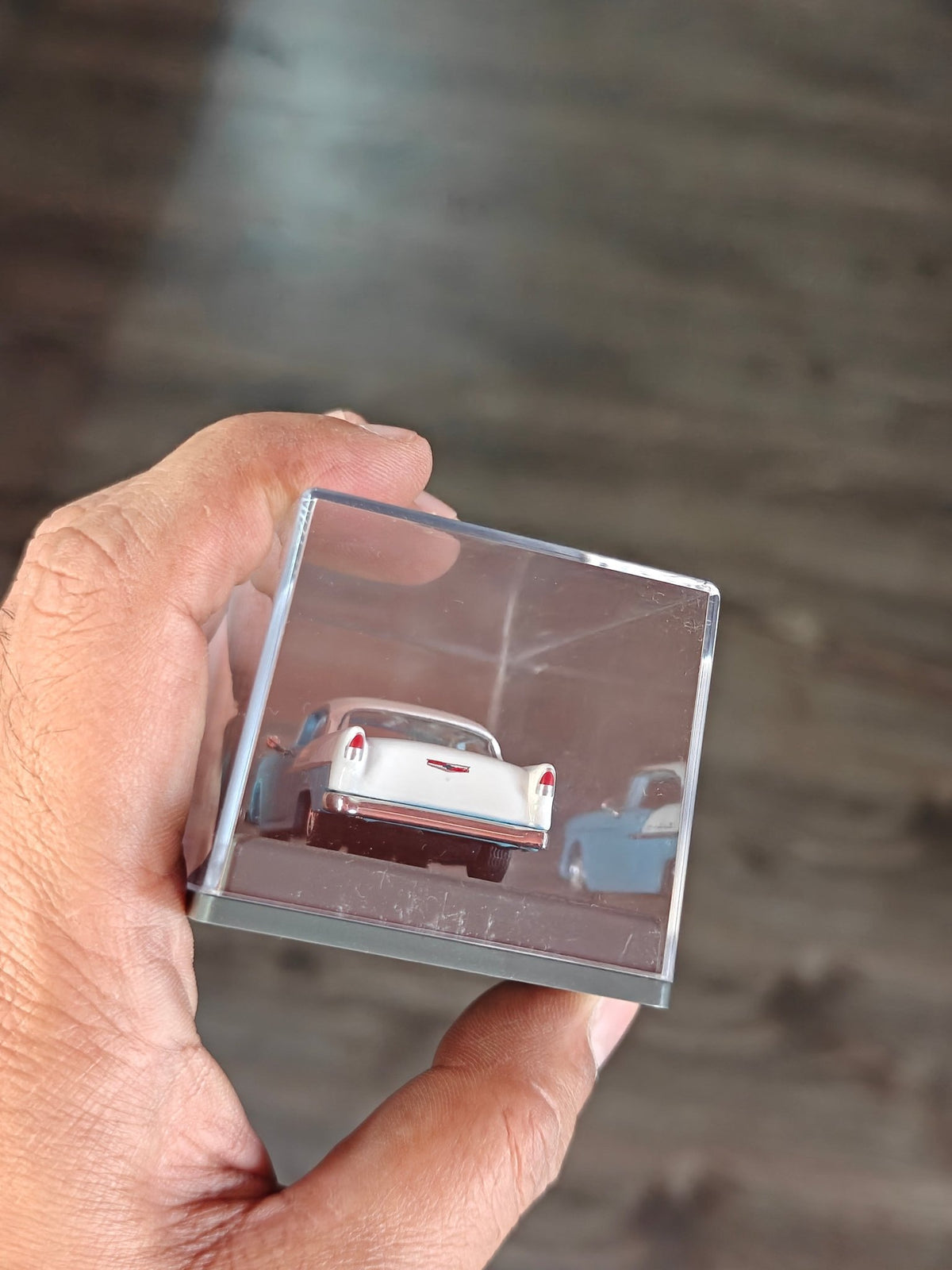 Majorette 1955 Chevrolet Bel Air With Acrylic Case (Pre-Owned) - Kinder Logs