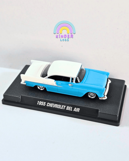 Majorette 1955 Chevrolet Bel Air With Acrylic Case (Uncarded New) - Kinder Logs