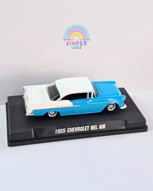 Majorette 1955 Chevrolet Bel Air With Acrylic Case (Uncarded New) - Kinder Logs
