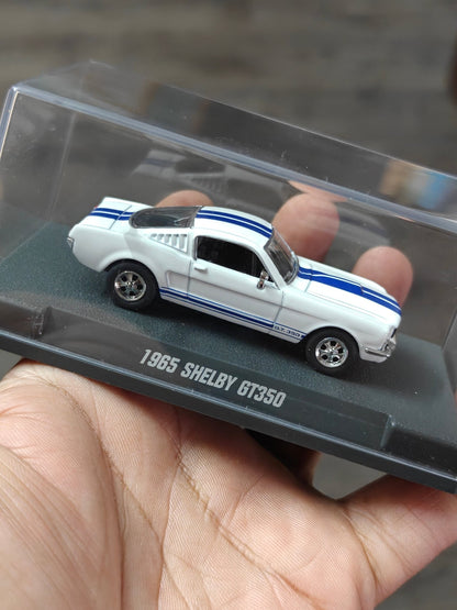 Majorette 1965 Ford Mustang Shelby GT350 With Acrylic Case (Uncarded New) - Kinder Logs