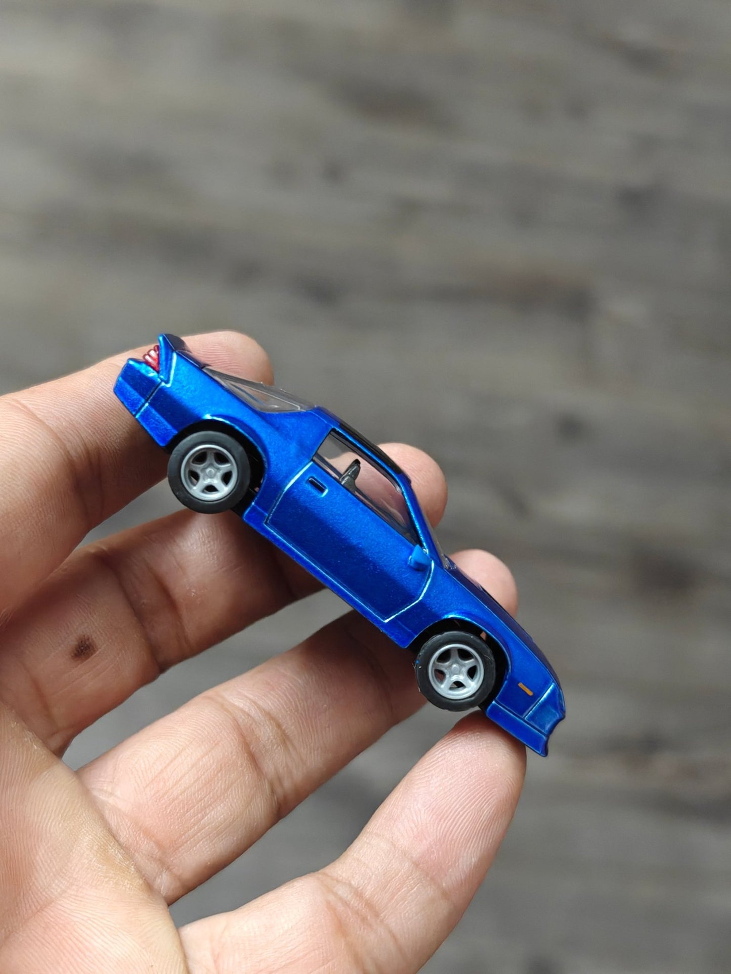 Majorette 1985 Chevrolet Camaro - Blue (Uncarded) - Kinder Logs