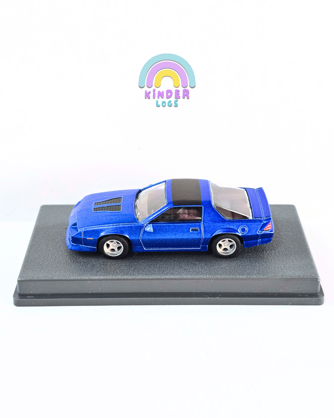 Majorette 1985 Chevrolet Camaro With Acrylic Case (Uncarded New) - Kinder Logs