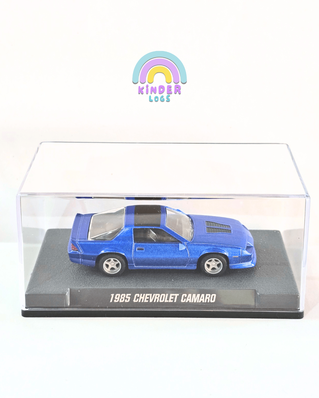Majorette 1985 Chevrolet Camaro With Acrylic Case (Uncarded New) - Kinder Logs