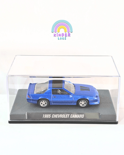 Majorette 1985 Chevrolet Camaro With Acrylic Case (Uncarded New) - Kinder Logs