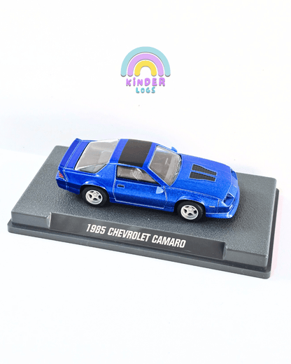 Majorette 1985 Chevrolet Camaro With Acrylic Case (Uncarded New) - Kinder Logs