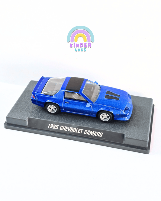 Majorette 1985 Chevrolet Camaro With Acrylic Case (Uncarded New) - Kinder Logs