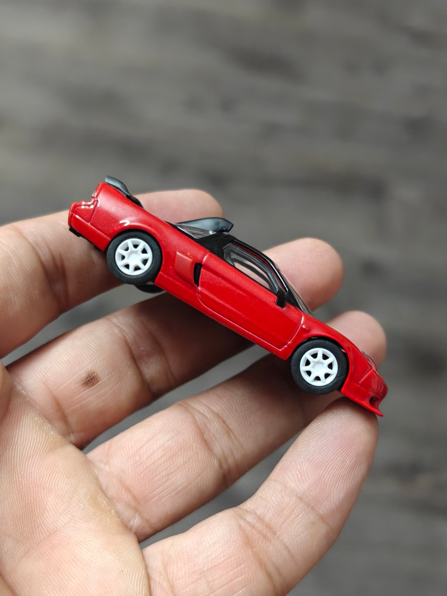 Majorette 1995 Honda NSX-R GT - Red (Uncarded) - Kinder Logs
