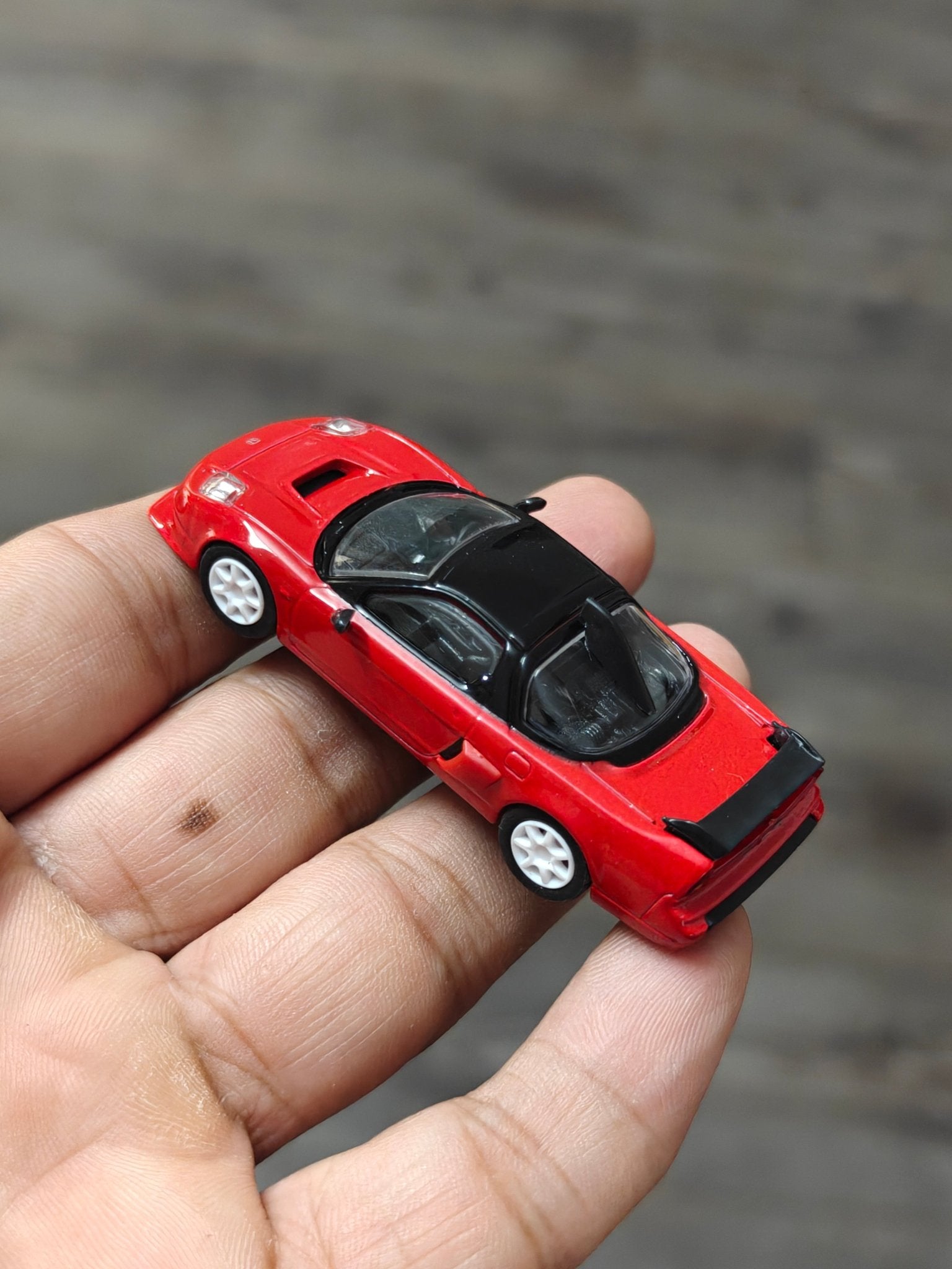 Majorette 1995 Honda NSX-R GT - Red (Uncarded) - Kinder Logs