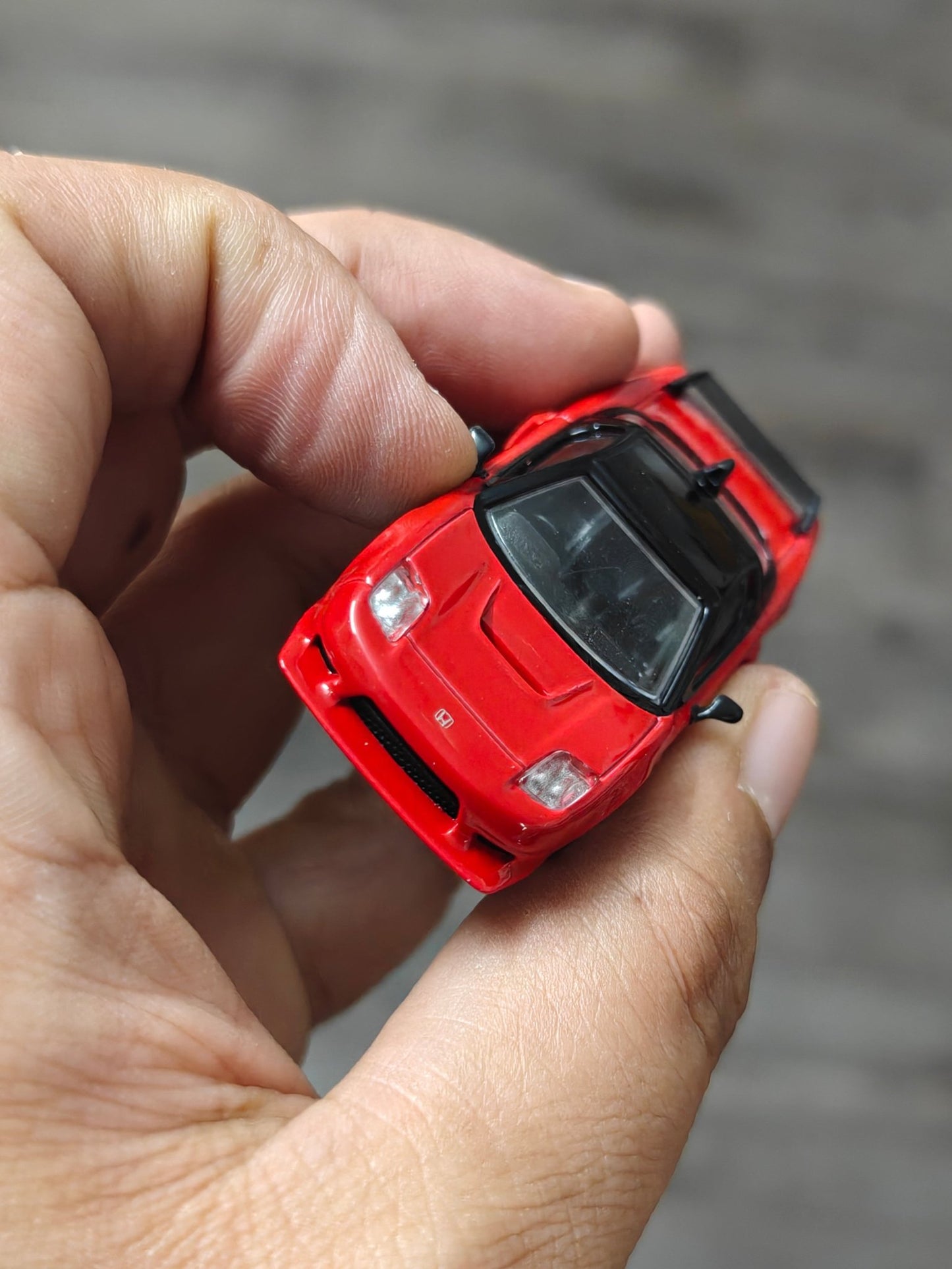 Majorette 1995 Honda NSX-R GT - Red (Uncarded) - Kinder Logs