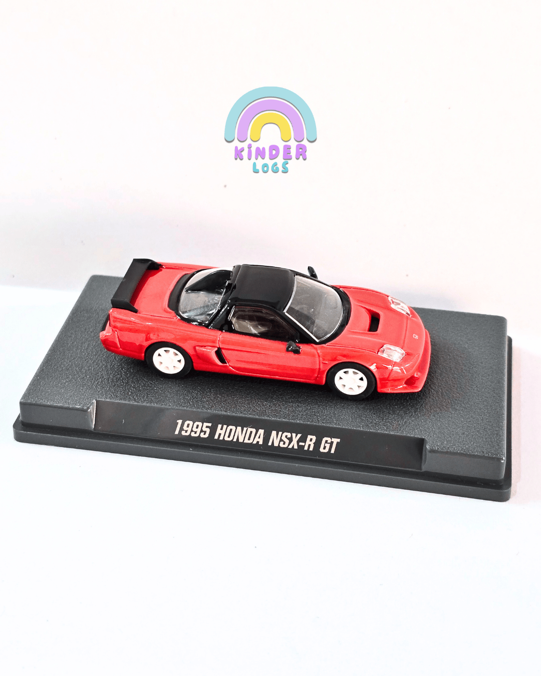 Majorette 1995 Honda NSX - R GT With Acrylic Case (Uncarded New) - Kinder Logs