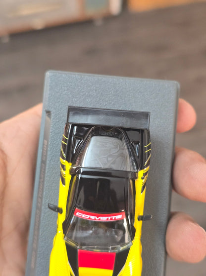 Majorette 2005 Chevrolet Corvette C6R With Acrylic Case (Uncarded New) - Kinder Logs