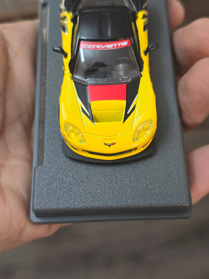 Majorette 2005 Chevrolet Corvette C6R With Acrylic Case (Uncarded New) - Kinder Logs