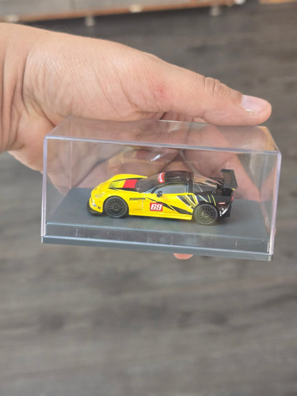 Majorette 2005 Chevrolet Corvette C6R With Acrylic Case (Uncarded New) - Kinder Logs