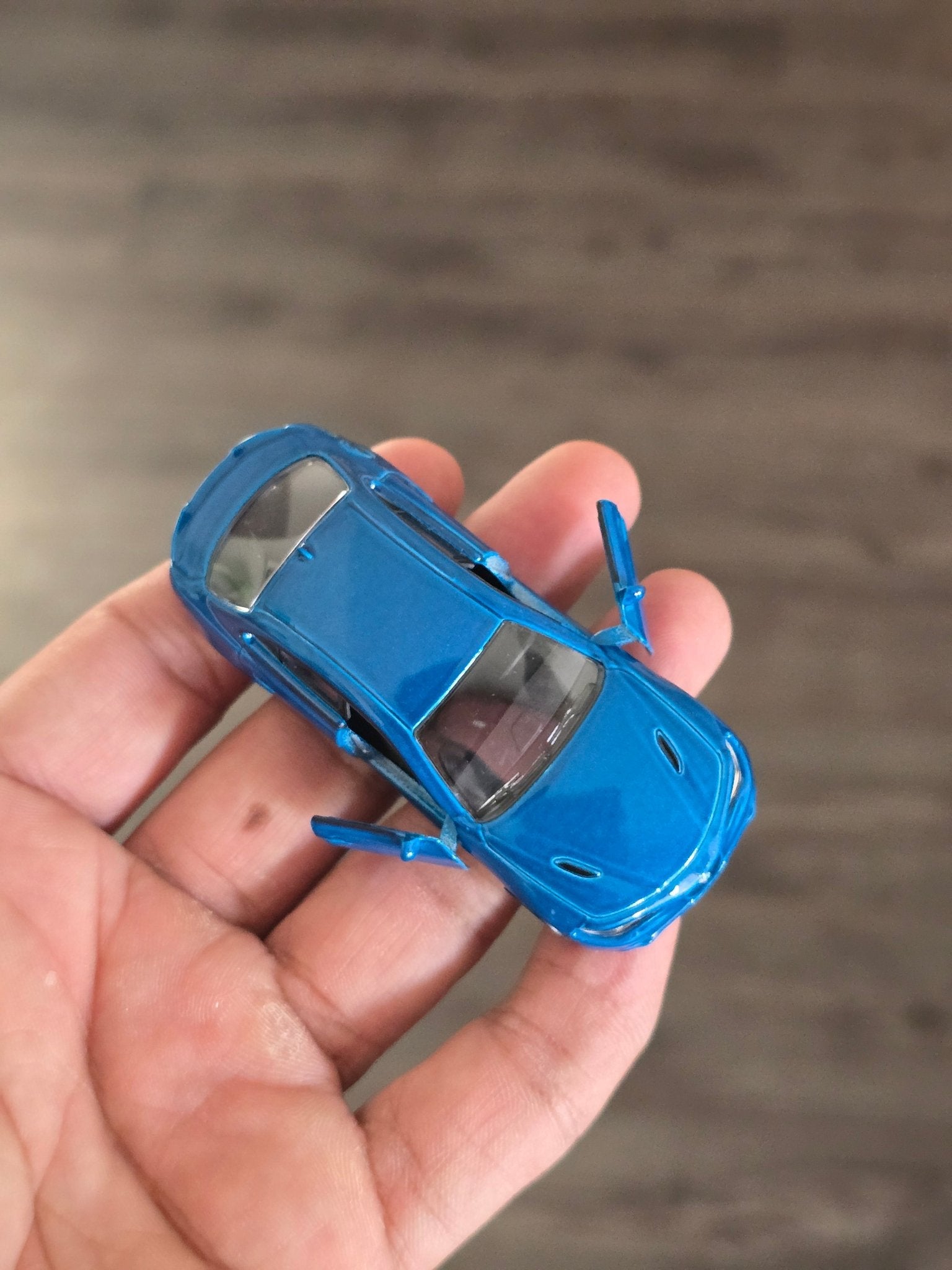 Majorette Alfa Romeo Giulia - Blue (Uncarded - New) - Kinder Logs