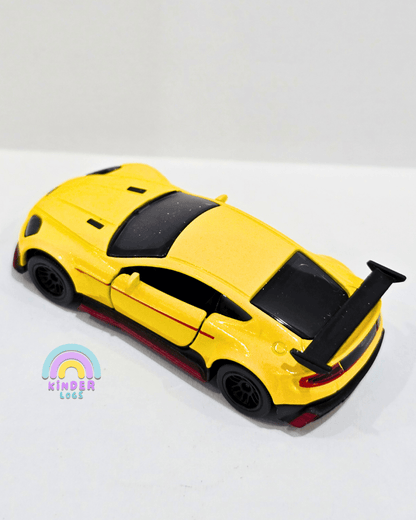 Majorette Aston Martin Vantage GT8 - Yellow (Uncarded) - Kinder Logs