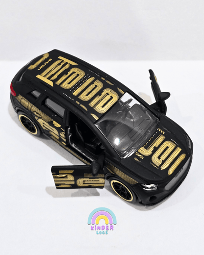 Majorette Audi Q4 e - TRON - Black - Gold (Uncarded) - Kinder Logs