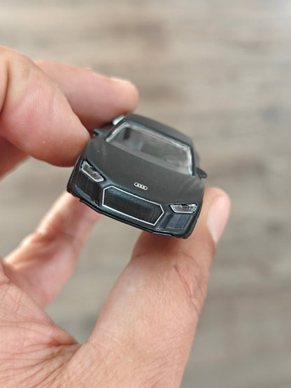 Majorette Audi R8 Coupe Black Edition (Uncarded - New) - Kinder Logs