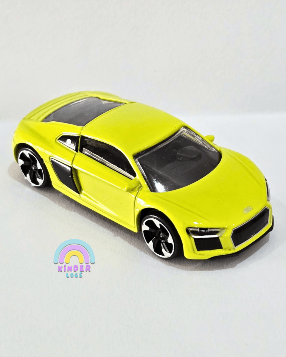 Majorette Audi R8 - Neon Green (Uncarded) - Kinder Logs